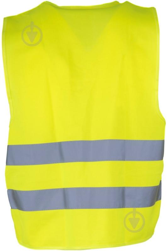 Жилет сигнальный Lahti Pro р. XXL LPKO12XL желтый - фото 2 Жилет сигнальный Lahti Pro р. XXL LPKO12XL желтый - фото 2