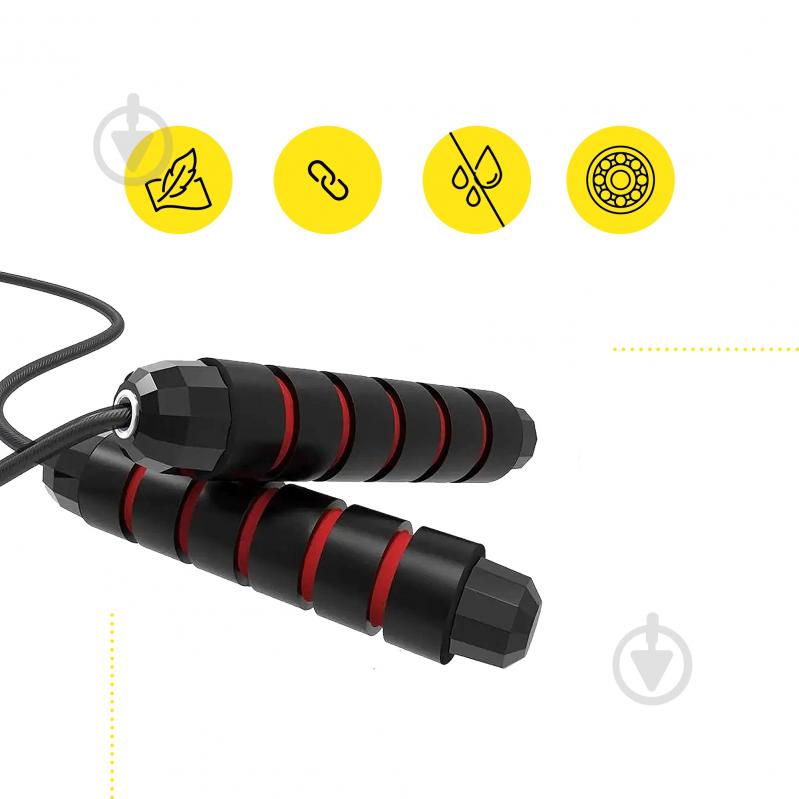 Скакалка Cornix скоростная для кроссфита Speed Rope Classic XR-0150 Black/Red - фото 5 Скакалка Cornix скоростная для кроссфита Speed Rope Classic XR-0150 Black/Red - фото 5