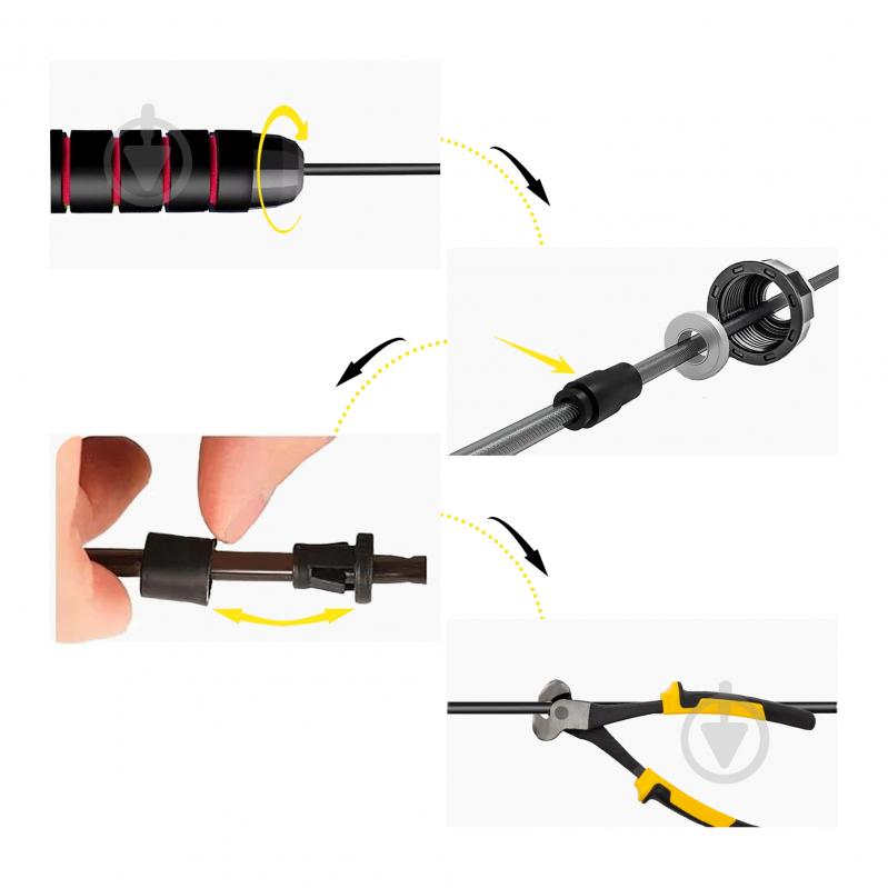 Скакалка Cornix скоростная для кроссфита Speed Rope Classic XR-0150 Black/Red - фото 7 Скакалка Cornix скоростная для кроссфита Speed Rope Classic XR-0150 Black/Red - фото 7