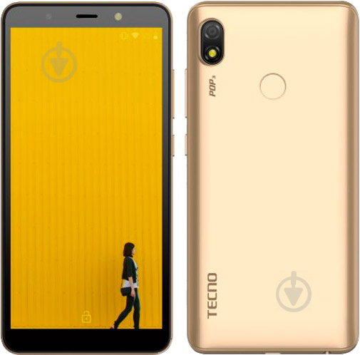 Смартфон Tecno POP 3 1/16GB gold (4895180751271) - фото 2