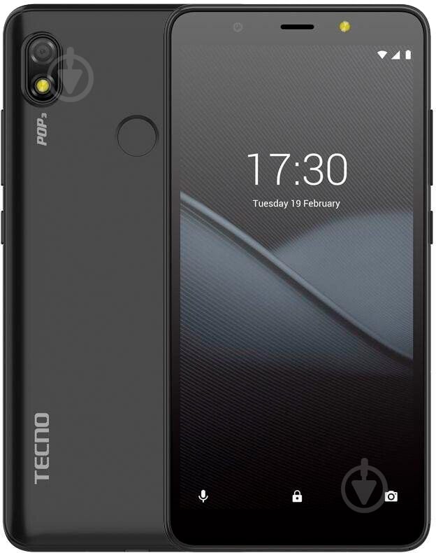 Смартфон Tecno POP 3 1/16GB black (4895180751288) - фото 1