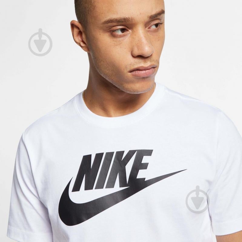 Футболка Nike TEE ICON FUTURA AR5004-101 р.XL белый - фото 3