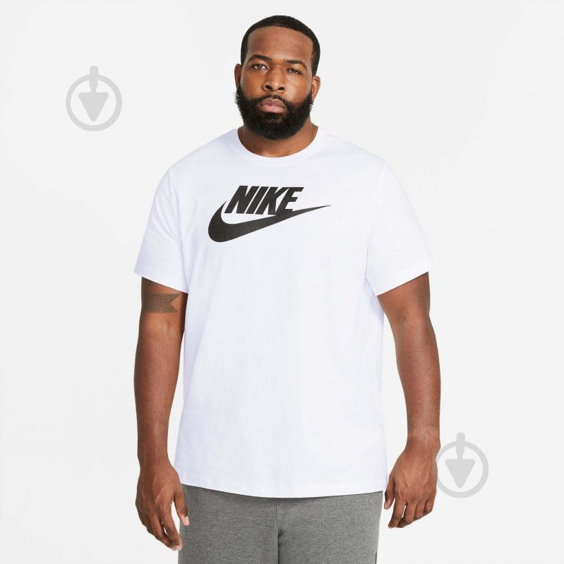 Футболка Nike TEE ICON FUTURA AR5004-101 р.XL белый - фото 5