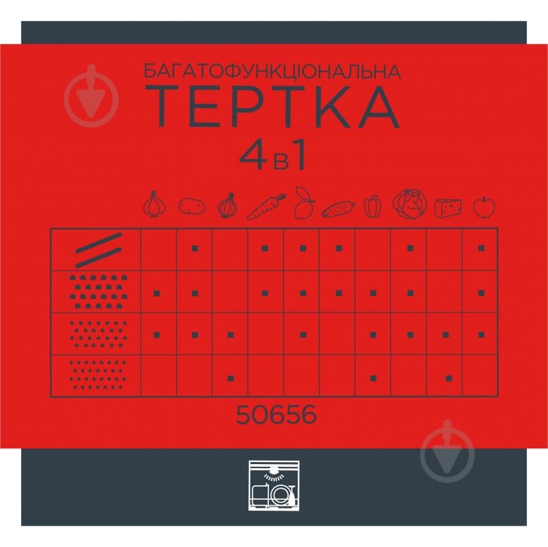 Терка Vinzer 4 в 1 50656 - фото 3