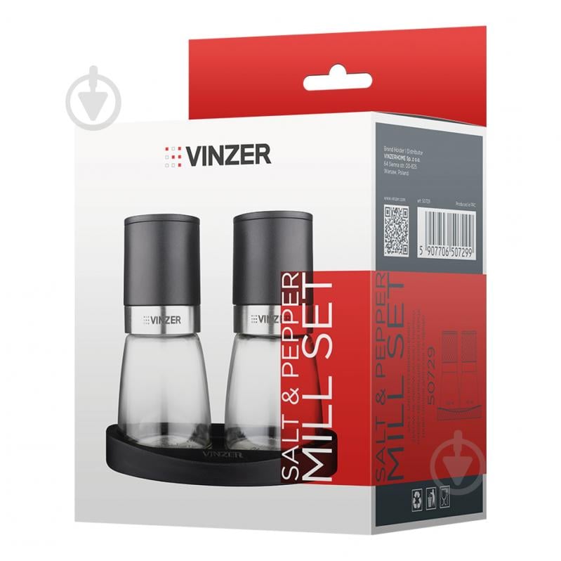 Набор мельниц для соли и перца Vinzer 50729 - фото 3
