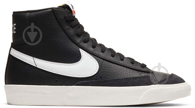 Кроссовки мужские Nike Blazer Mid '77 Vintage BQ6806-002 р.42 черные - фото 1