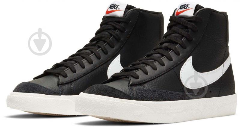 Кроссовки мужские Nike Blazer Mid '77 Vintage BQ6806-002 р.42 черные - фото 5