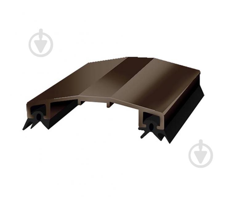 Профіль з'єднувальний алюмінієвий з ущільнювачем Oscar АПК "кришка" 60 мм 3 м бронза - фото 1 Профіль з'єднувальний алюмінієвий з ущільнювачем Oscar АПК "кришка" 60 мм 3 м бронза - фото 1