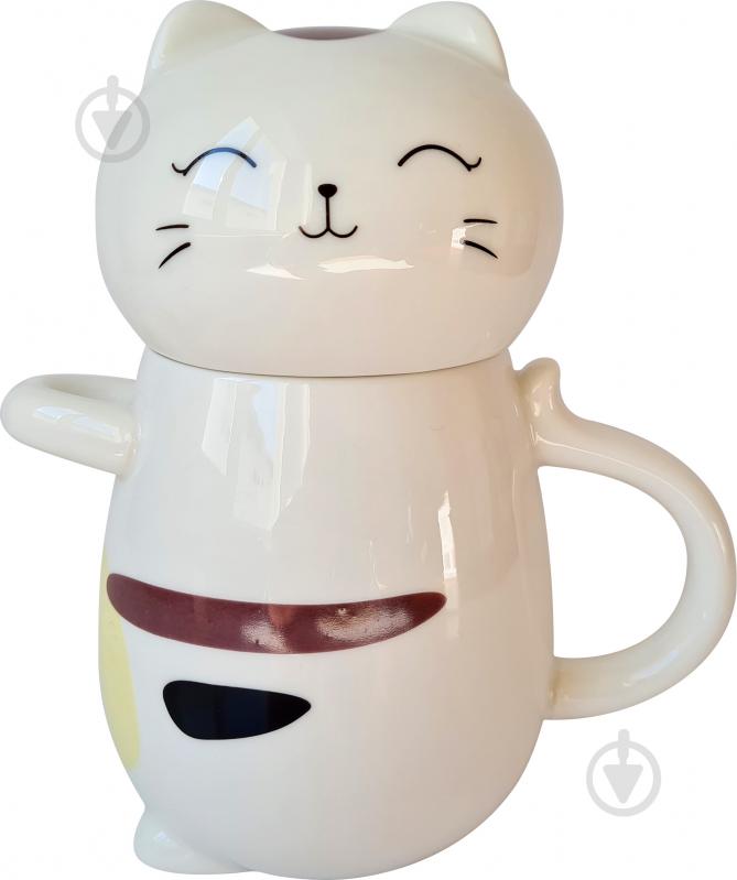 Чашка с крышкой Astera Pretty Kitty 400 мл A0520-JZ20S05B - фото 1