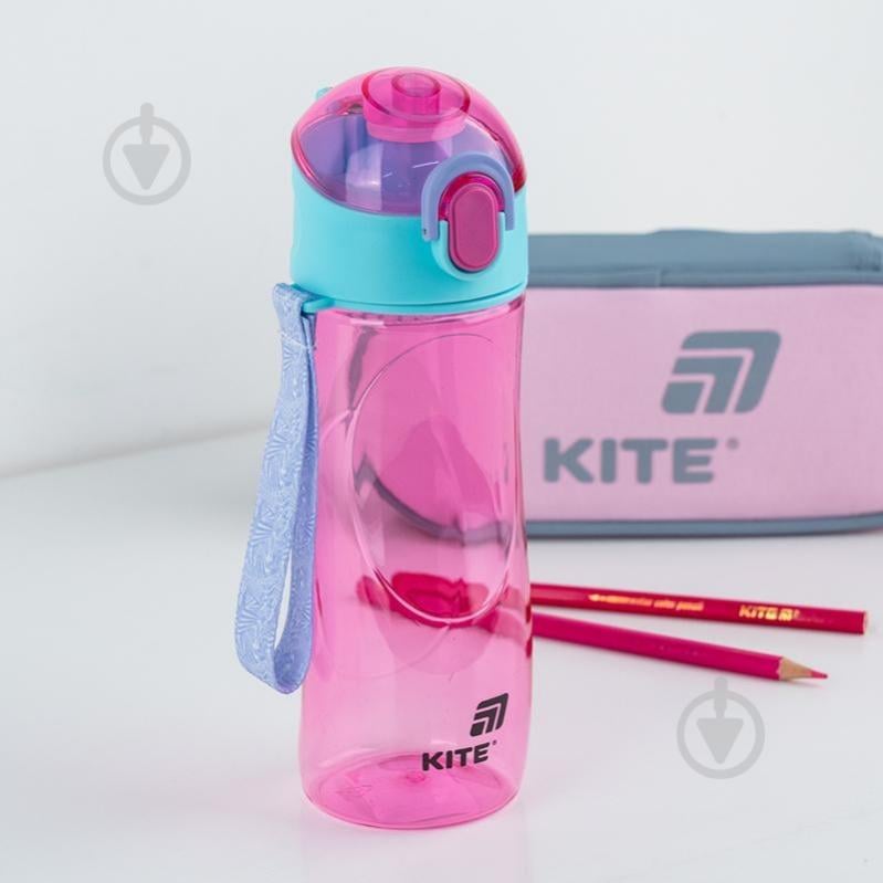 Бутылка для воды KITE 530 мл K25-400-1 розовая - фото 3