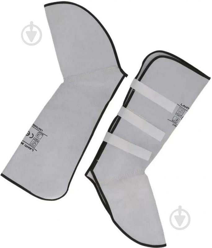 Гамаши Lahti Pro сварщика кожаные 2 шт L9070200 серый - фото 1