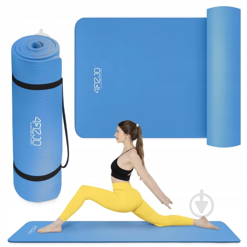 Килимок для йоги та фітнесу 4fizjo 180x60x1 см NBR Blue (P-5907222931028) синій - фото 7 Килимок для йоги та фітнесу 4fizjo 180x60x1 см NBR Blue (P-5907222931028) синій - фото 7