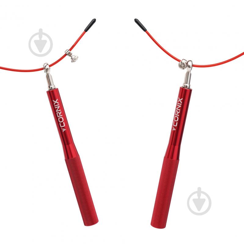 Скакалка Cornix скоростная для кроссфита Speed Rope XR-0158 Red - фото 3