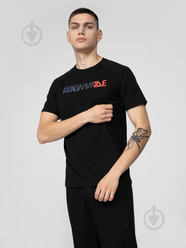 Футболка 4F 4FSS22TTSHM242-20S р.M черный - фото 1 Футболка 4F 4FSS22TTSHM242-20S р.M черный - фото 1