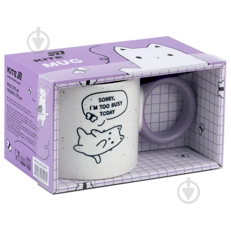 Чашка KITE 370 мл 220-1 Busy cat - фото 1 Чашка KITE 370 мл 220-1 Busy cat - фото 1