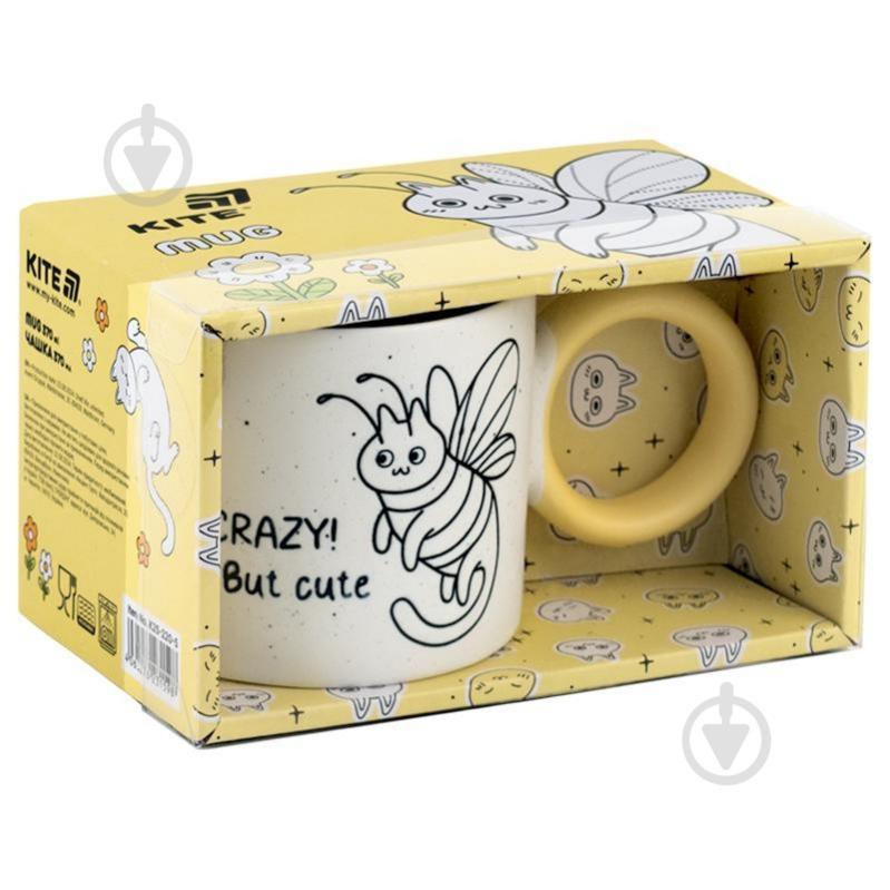 Чашка KITE 370 мл 220-5 Crazy cat - фото 1