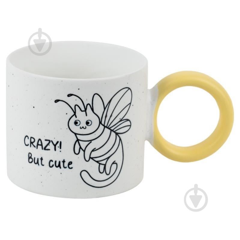 Чашка KITE 370 мл 220-5 Crazy cat - фото 3