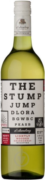 Вино белое сухое Stump Jump Lightly Wooded Chardonnay 0,75 л - фото 1