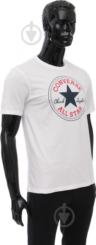 Футболка Converse CORE CHUCK PATCH TEE Carry-Over 10002848-102 L белый - фото 2