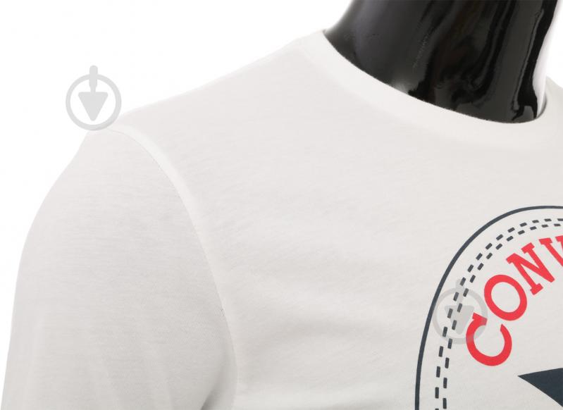 Футболка Converse CORE CHUCK PATCH TEE Carry-Over 10002848-102 L белый - фото 4