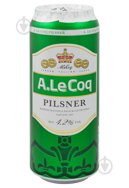 Пиво A Le Coq Pilsner ж/б 0,5 л - фото 1