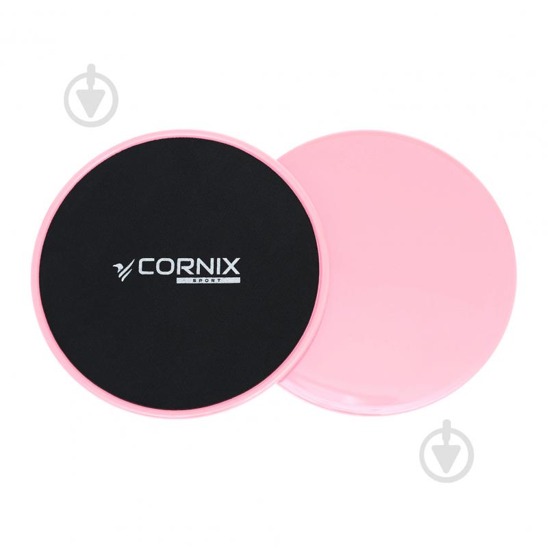 Фитнес-диски для глайдинга Cornix Sliding Disc 2 шт. XR-0182 Pink - фото 1