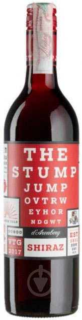 Вино d'Arenberg Stump Jump Shiraz 0,75 л - фото 1