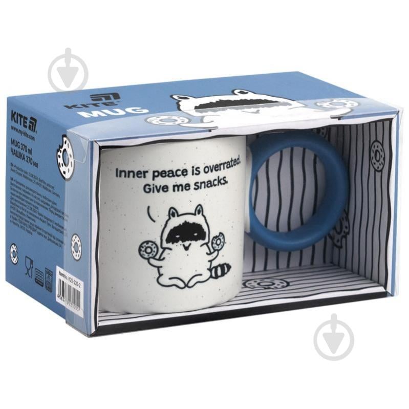 Чашка KITE 370 мл 220-2 Donut racoon - фото 1 Чашка KITE 370 мл 220-2 Donut racoon - фото 1