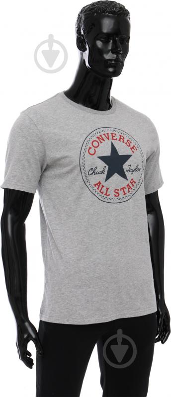Футболка Converse CORE CHUCK PATCH TEE Carry-Over 10002848-035 L серый - фото 2