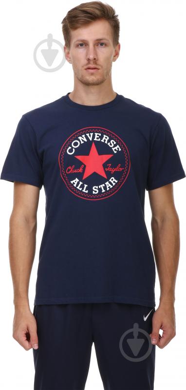Футболка Converse 10002848-461 р.L синій - фото 1