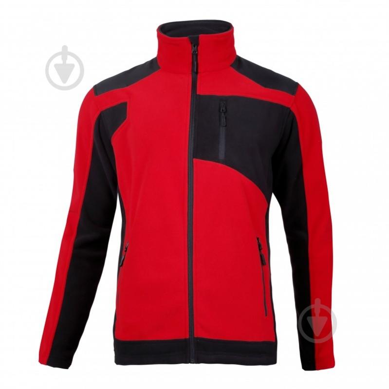 Куртка флисовая Lahti Pro р. 3XL L4011506 красно-черный - фото 2 Куртка флисовая Lahti Pro р. 3XL L4011506 красно-черный - фото 2
