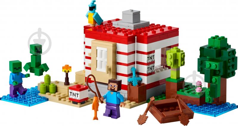Конструктор LEGO Minecraft Будинок з вибухівки в джунглях 21275 - фото 3