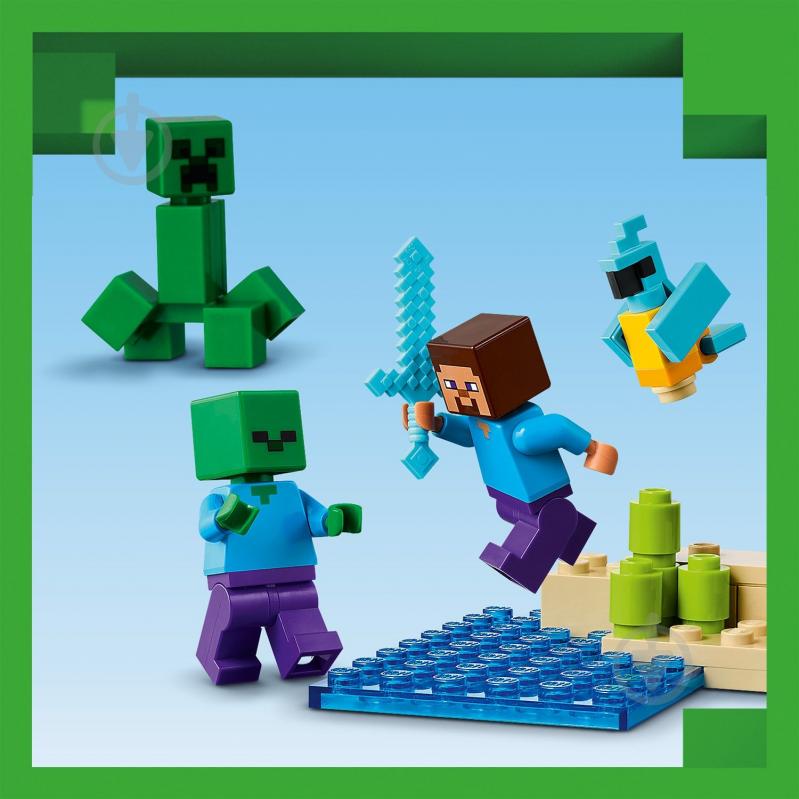 Конструктор LEGO Minecraft Будинок з вибухівки в джунглях 21275 - фото 13