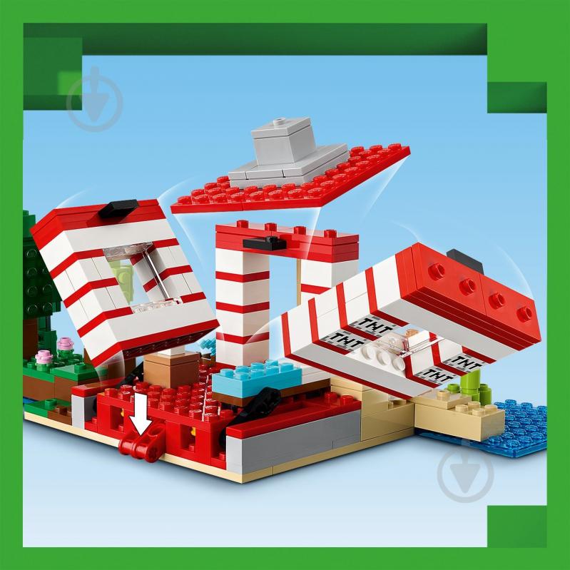 Конструктор LEGO Minecraft Будинок з вибухівки в джунглях 21275 - фото 14