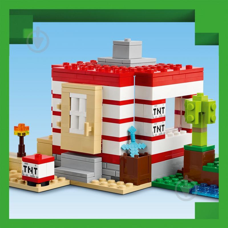 Конструктор LEGO Minecraft Будинок з вибухівки в джунглях 21275 - фото 15