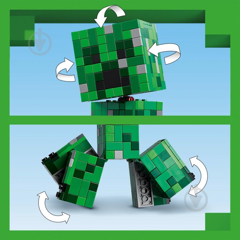 Конструктор LEGO Minecraft Кріпер 21276 - фото 9