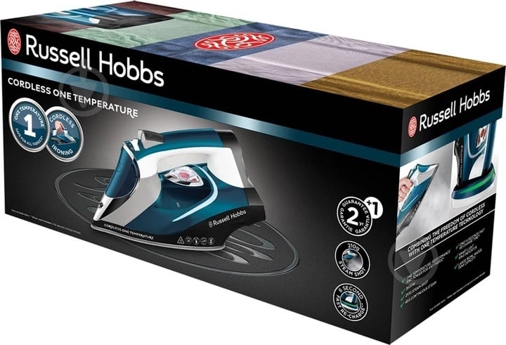 Утюг Russell Hobbs 26020-56/RH Cordless OneTemperature - фото 8 Утюг Russell Hobbs 26020-56/RH Cordless OneTemperature - фото 8