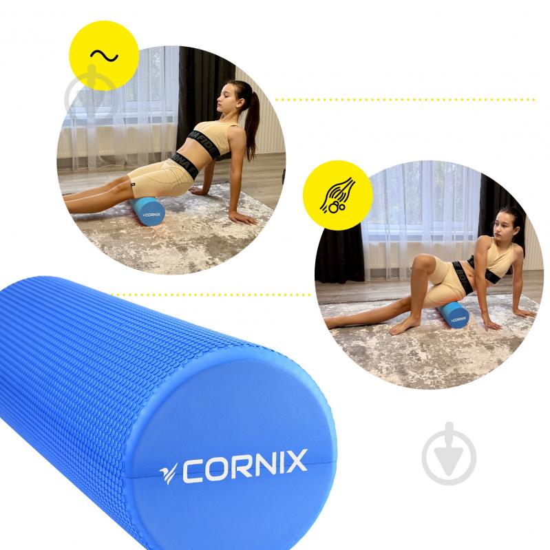 Массажный ролик Cornix EVA+ 45x15 см XR-0304 Navy Blue - фото 8 Массажный ролик Cornix EVA+ 45x15 см XR-0304 Navy Blue - фото 8
