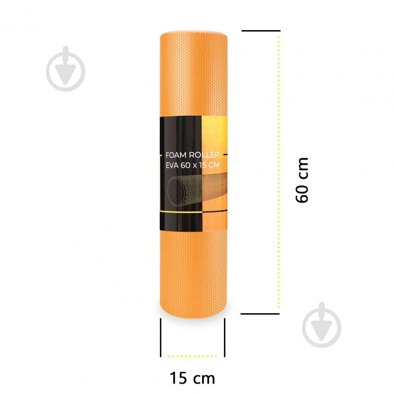 Массажный ролик Cornix EVA+ 60x15 см XR-0307 Orange - фото 4 Массажный ролик Cornix EVA+ 60x15 см XR-0307 Orange - фото 4
