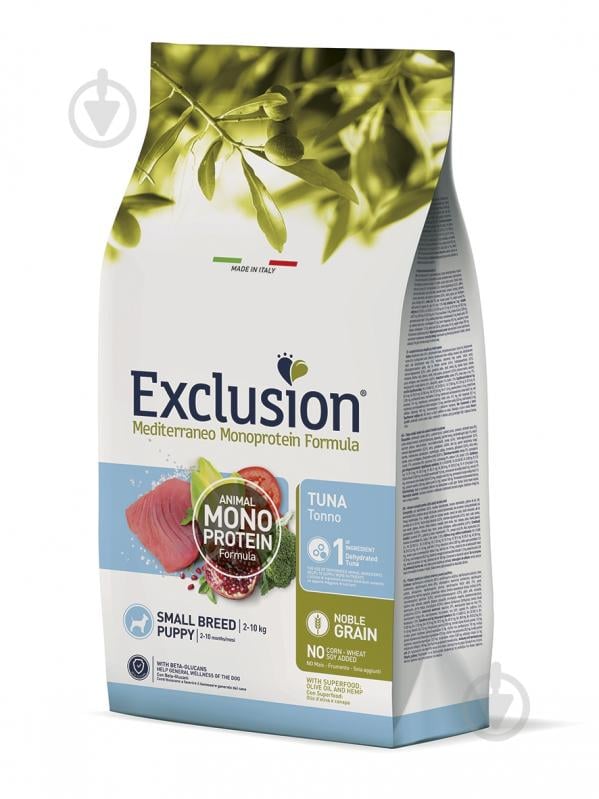 Корм сухий монопротеїновий Exclusion Small Breed з тунцем 2 кг - фото 1 Корм сухий монопротеїновий Exclusion Small Breed з тунцем 2 кг - фото 1