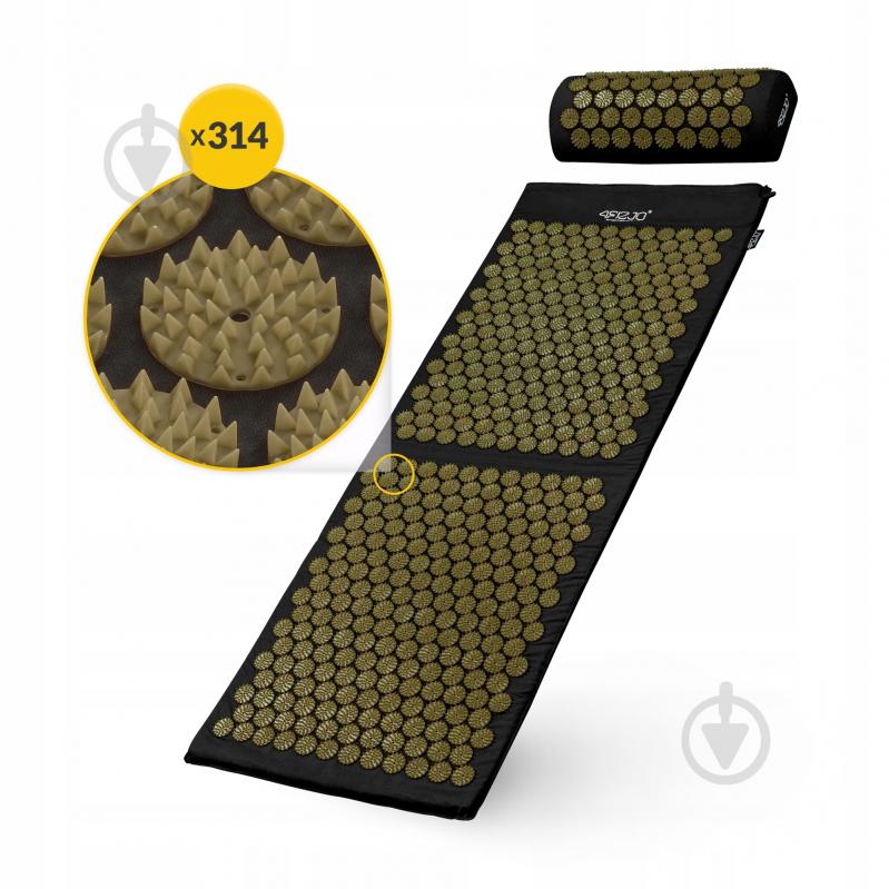 Коврик акупунктурный 4fizjo Classic Mat XL Аппликатор Кузнецова 4FJ0346 Black/Gold (P-5907739315052) - фото 10