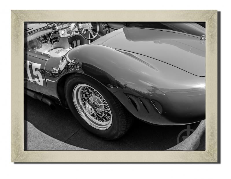 Картина Maserati 250S 41x31 см Hotel Arizona HD 1 SILVER FR-7425243808-CAR-12x16 - фото 1