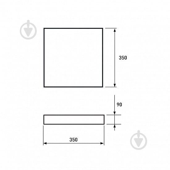 Светильник светодиодный Eurolamp Crystal Square белый 3000-6500 К LED-SL-50W-T16 - фото 3