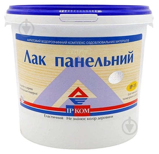 Лак панельный ИР-11 ProCristal шелковистый мат ІР-11 бесцветный 1 л - фото 1