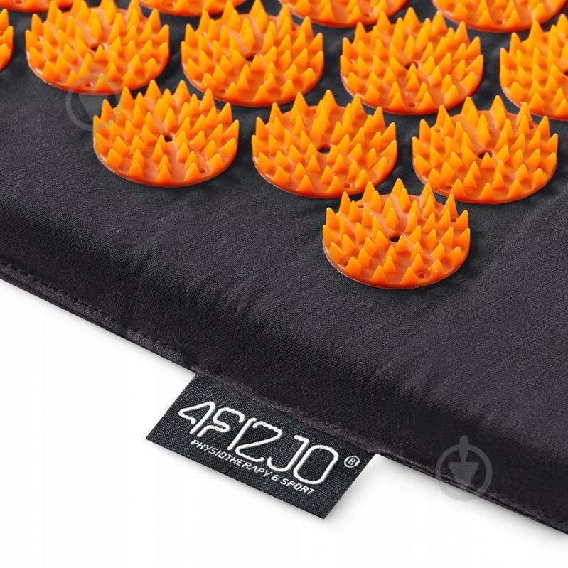 Килимок акупунктурний 4fizjo з валиком Classic Mat Аплікатор Кузнєцова 4FJ0042 Black/Orange (P-5907222931752) - фото 13