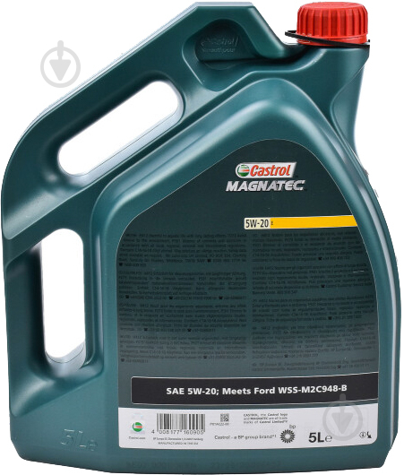 Моторное масло Ford Castrol Magnatec Professional E 5W-20 5 л (151A95) - фото 2