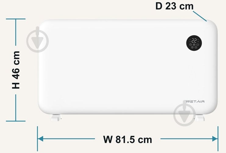 Конвектор электрический WetAir WСH-H2000L (2000 Вт) - фото 6