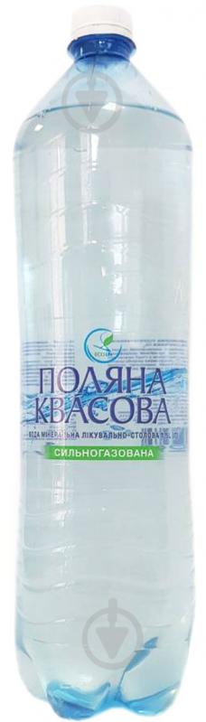 Вода Eco Life Поляна Квасова сильногазована лікувально-столова мінеральна 1,5 л - фото 1