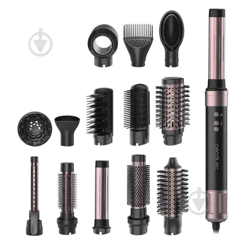 Стайлер CECOTEC Bamba CeramicCare 14in1 AirGlam Black - фото 1 Стайлер CECOTEC Bamba CeramicCare 14in1 AirGlam Black - фото 1