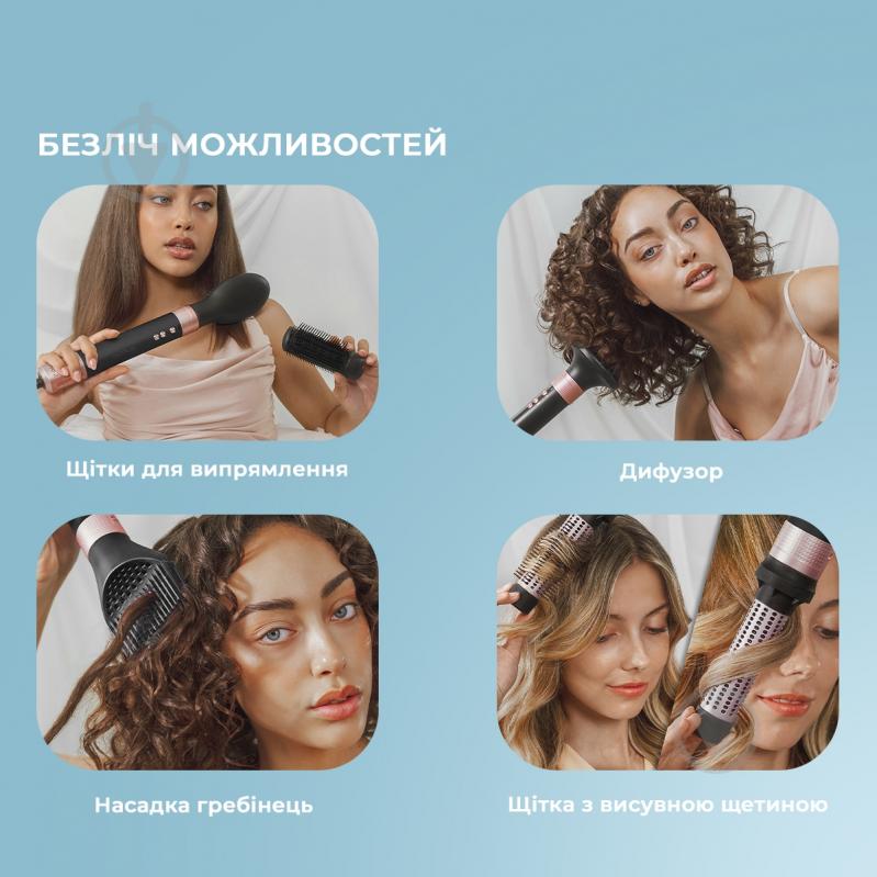 Стайлер CECOTEC Bamba CeramicCare 14in1 AirGlam Black - фото 12 Стайлер CECOTEC Bamba CeramicCare 14in1 AirGlam Black - фото 12